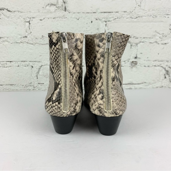 Steve Madden Cafe Snake Reptile Leather Ankle Bootie 8.5 - Picture 9 of 13